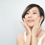 woman with radiant skin after treatment