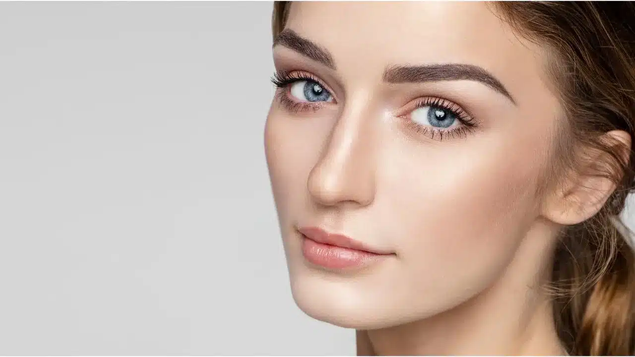 Woman with smooth complexion after injectable treatment in Cupertino